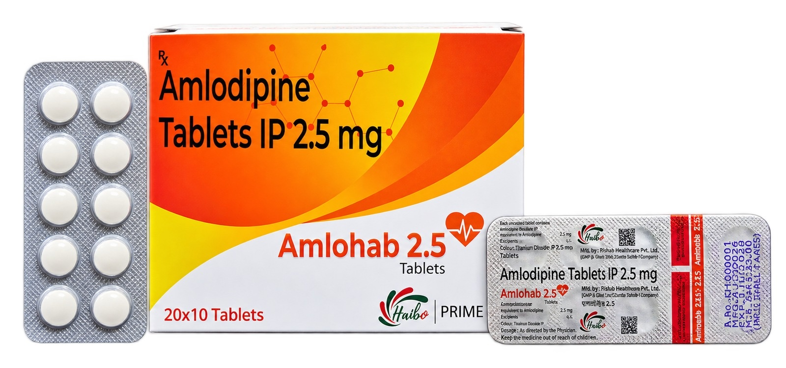 AMLOHAB 2.5 MG TABLETS