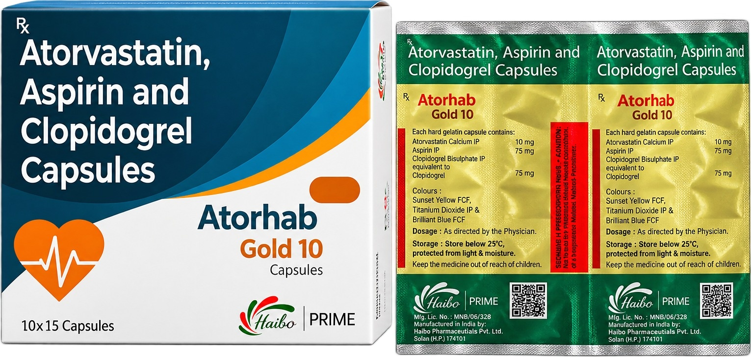 ATORHAB GOLD 10 CAPSULES