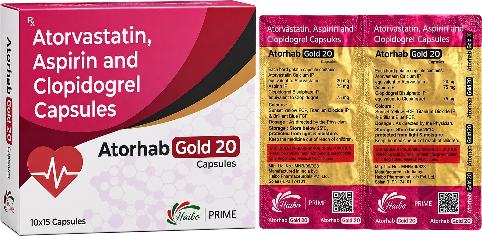 ATORHAB GOLD 20 CAPSULES