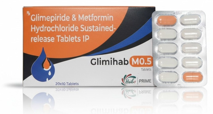 GLIMIHAB M 0.5 TABLETS