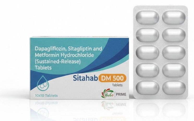 SITAHAB-DM 500 TABLETS