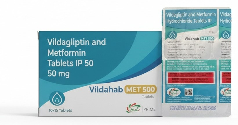 VILDAHAB MET 50/500 TABLETS